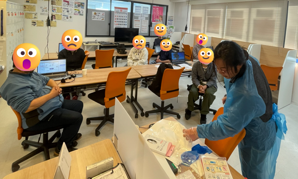 🍂11月🍂も、もう半ば！フィン香椎駅前はこの時期に要注意の感染症について講座及び訓練を実施致しました❗のイメージ画像